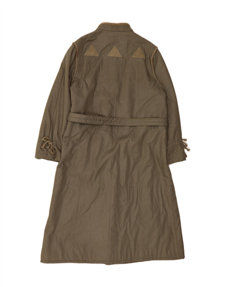 GOLDIX Womens Overcoat UK 16 Large Khaki Polyester Vintage Goldix and Second-Hand Goldix from Messina Hembry 