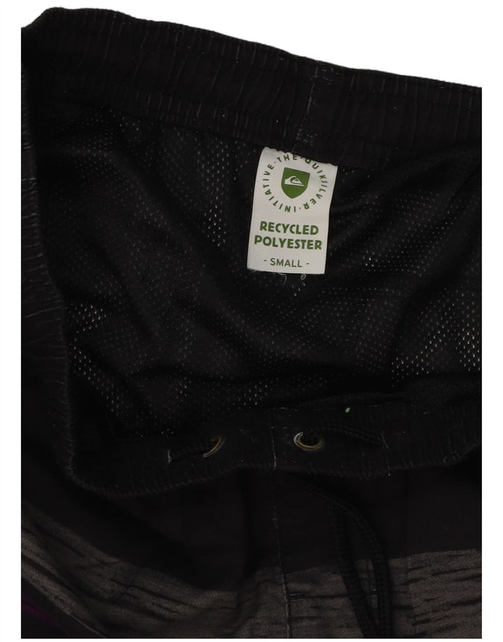 Pantaloni scurți de înot Quiksilver pentru bărbați, negru, poliester color bloc
