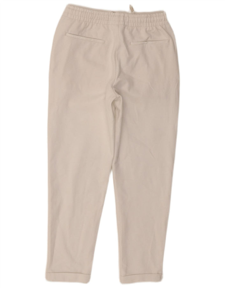 Pantaloni de trening Zara Barbati Poliester alb mediu