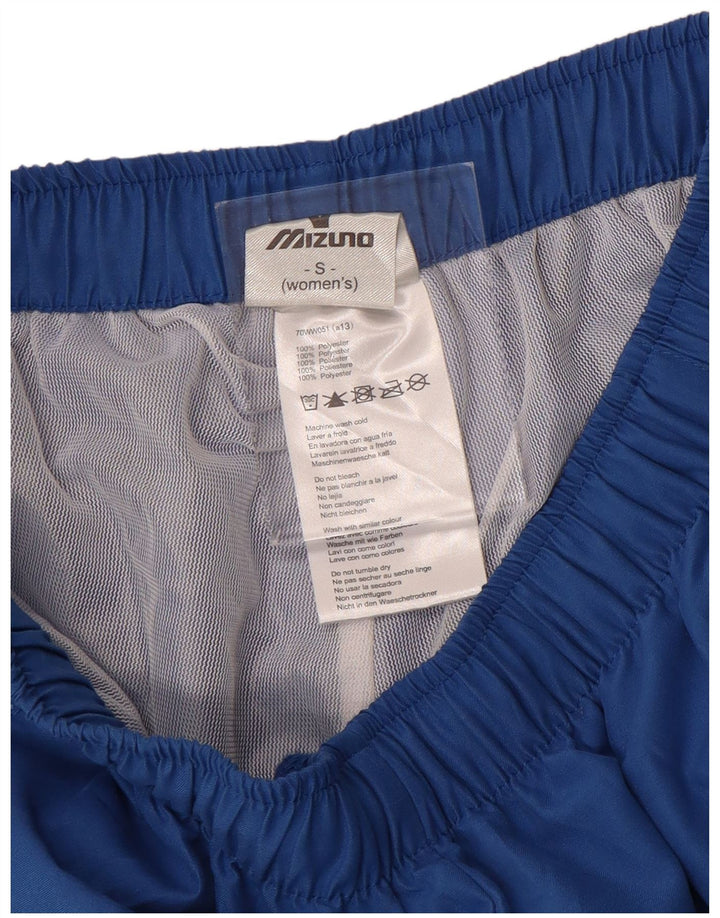 Pantaloni de trening MIZUNO pentru femei UK 10 Mici, albastru, poliester color bloc