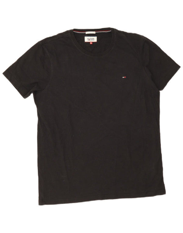 Tricou pentru bărbați Tommy Hilfiger Top XL bumbac negru