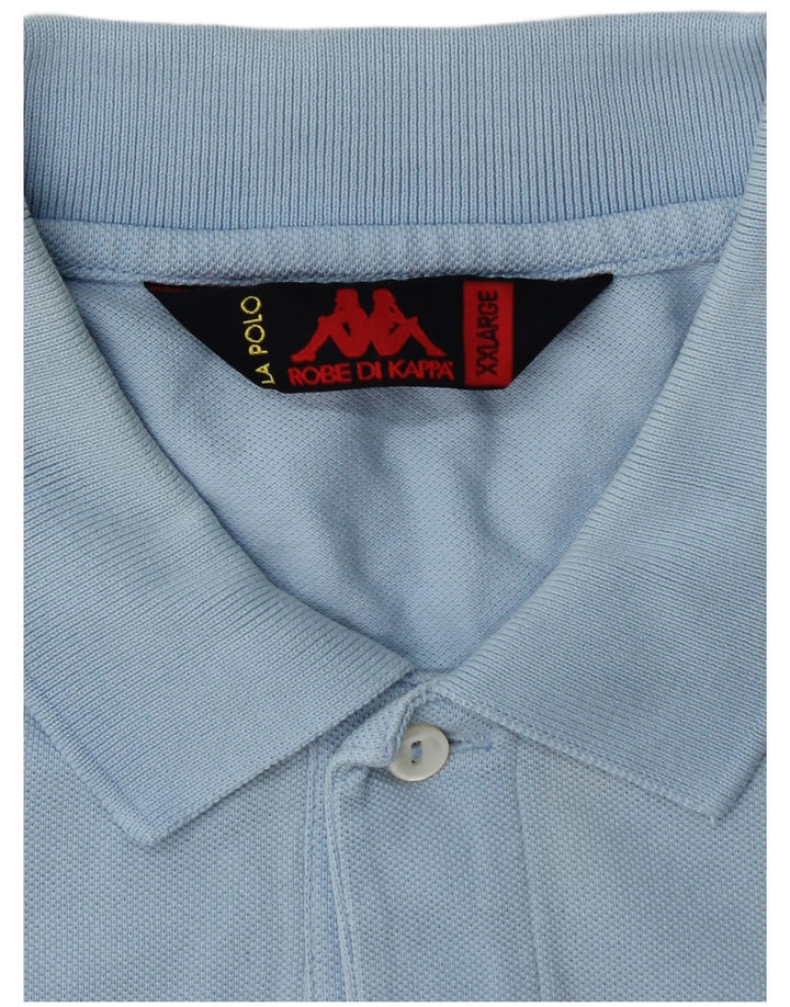 Cămașă polo pentru bărbați Kappa 2XL Albastru