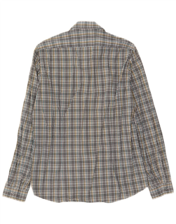 Cămașă pentru bărbați Hugo Boss, bumbac cu carouri multicolore mici
