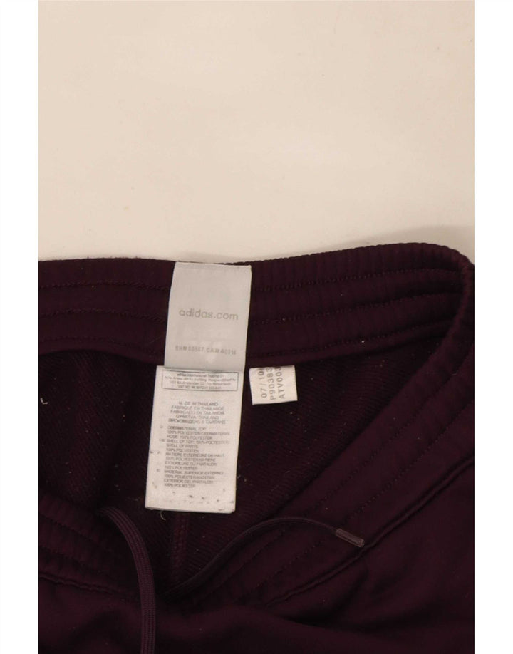 Pantaloni de trening Adidas pentru femei UK 10 Poliester violet mic