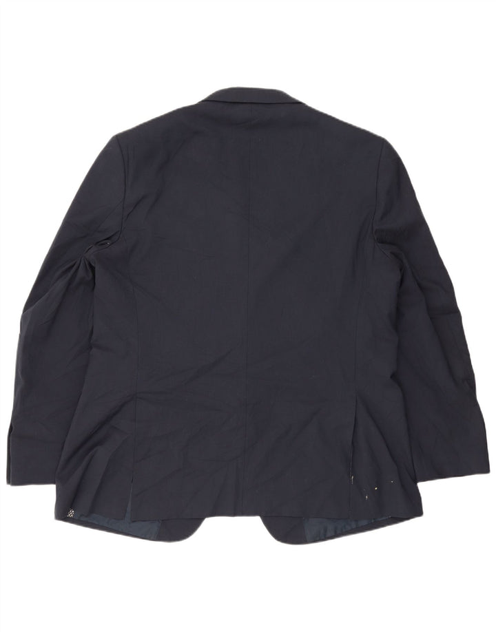 Jachetă pentru bărbați Marks & Spencer cu 2 nasturi, UK 46 XL bleumarin