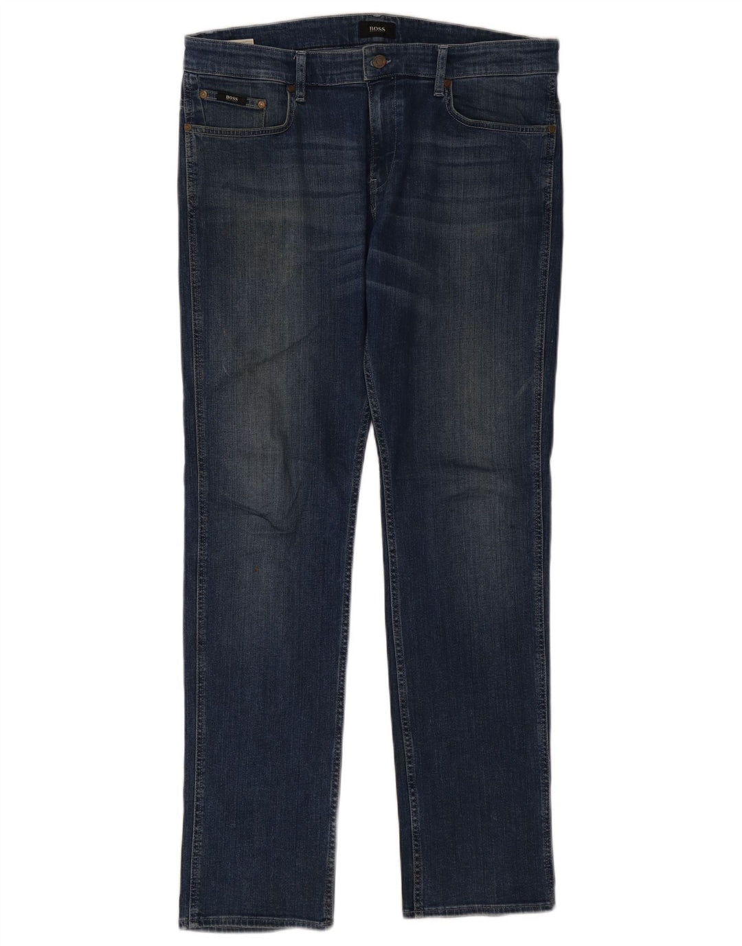 Blugi slim pentru bărbați Hugo Boss W34 L32 Bumbac albastru