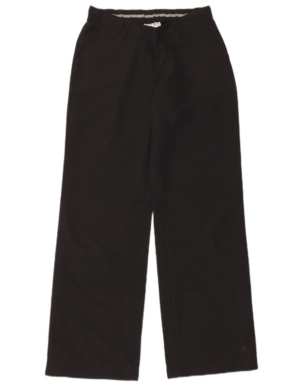 Pantaloni Adidas pentru femei, lungi și lați, Marea Britanie 10 Mici W30 L34 Negru Sport