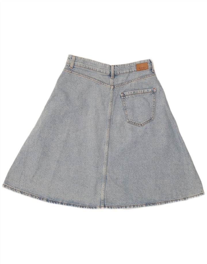 Fusta de blugi pentru femei Zara Medium W28 Albastru