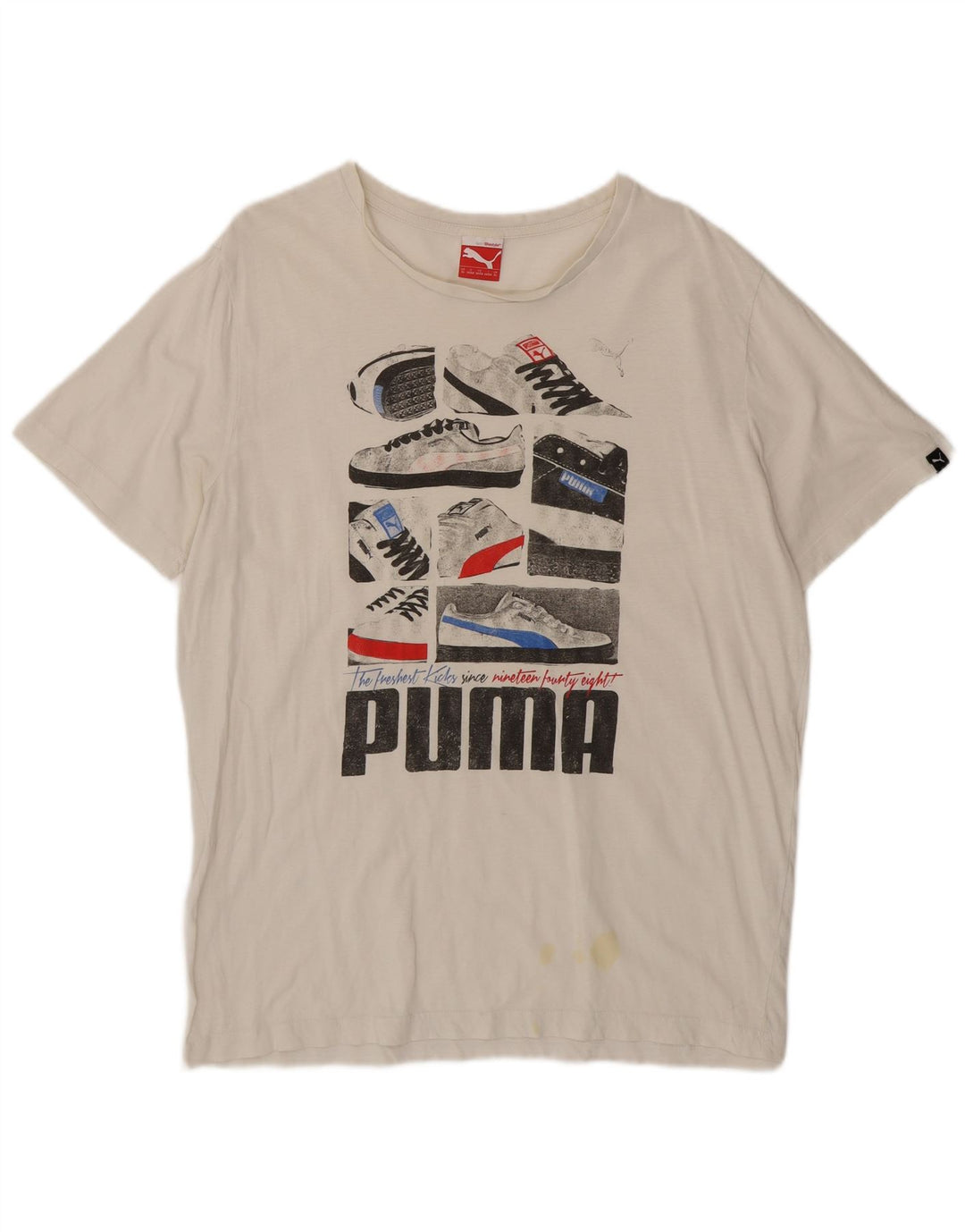 Tricou grafic Puma pentru bărbați Top XL alb