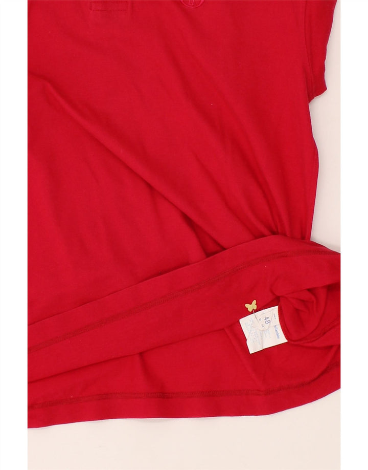 SERGIO TACCHINI Mens Polo Shirt  Size 38 Medium Red Cotton Vintage Sergio Tacchini and Second-Hand Sergio Tacchini from Messina Hembry 