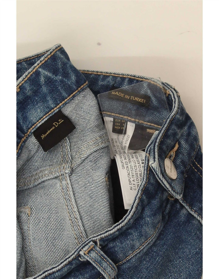 Blugi subțiri Massimo Dutti pentru damă EU 38 Mici W28 L26 Bumbac albastru