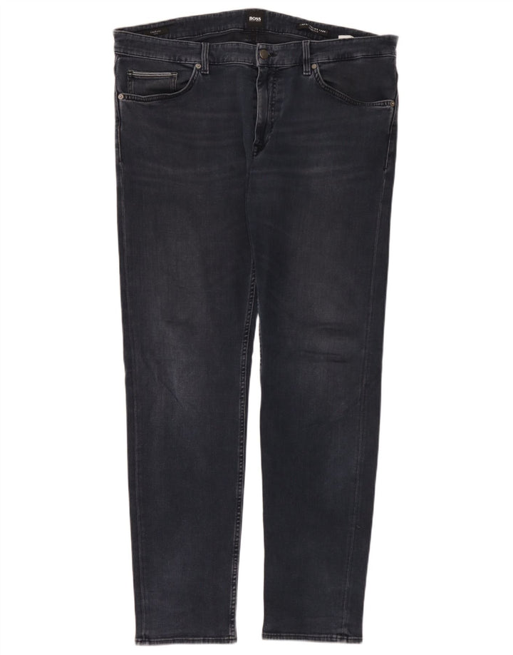 Blugi slim pentru bărbați Hugo Boss W38 L34 Bumbac albastru