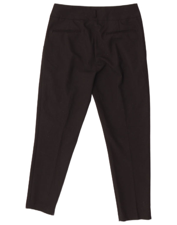 Pantaloni de costum slim pentru femei Zara XS W24 L25 Poliester negru