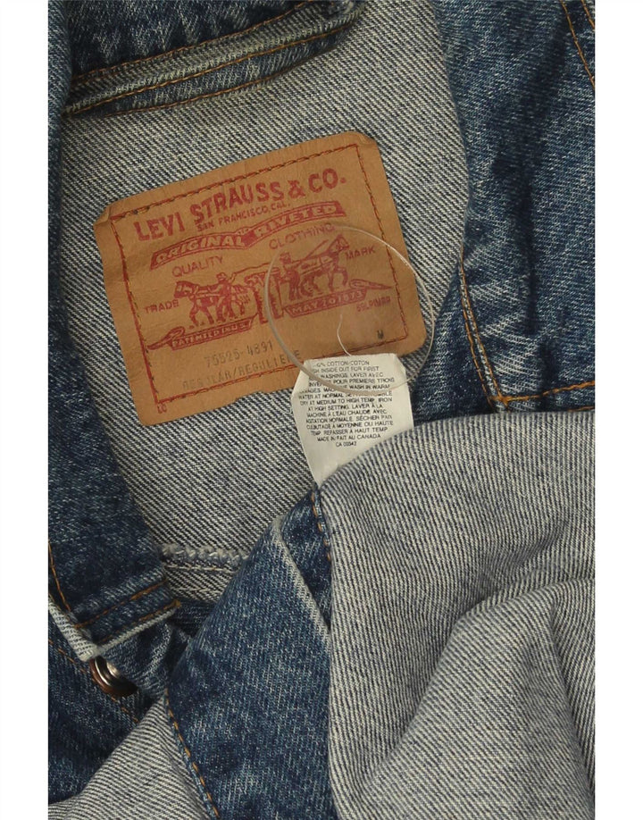 Jachetă de blugi pentru bărbați Levi's UK 38, bumbac albastru mediu