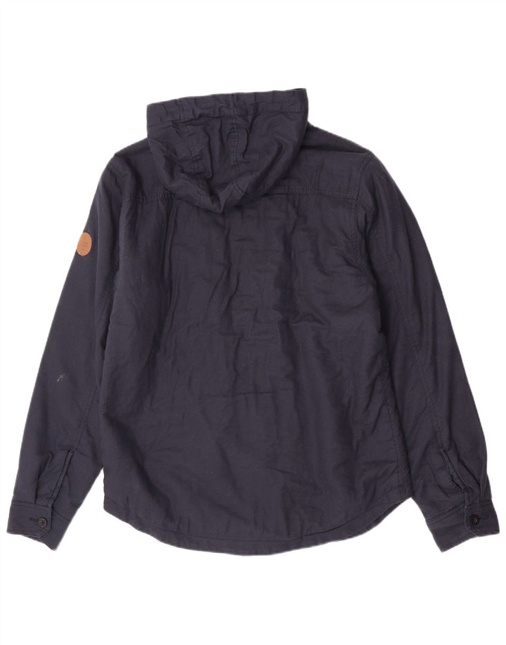 Jachetă cu glugă pentru bărbați Rip Curl UK 38 Bumbac, albastru bleumarin mediu