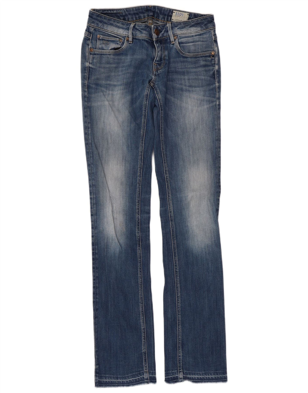 Blugi G-Star 3301 Slim Bootcut W28 L33 Albastru