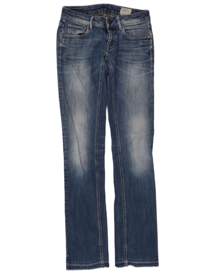 Blugi G-Star 3301 Slim Bootcut W28 L33 Albastru