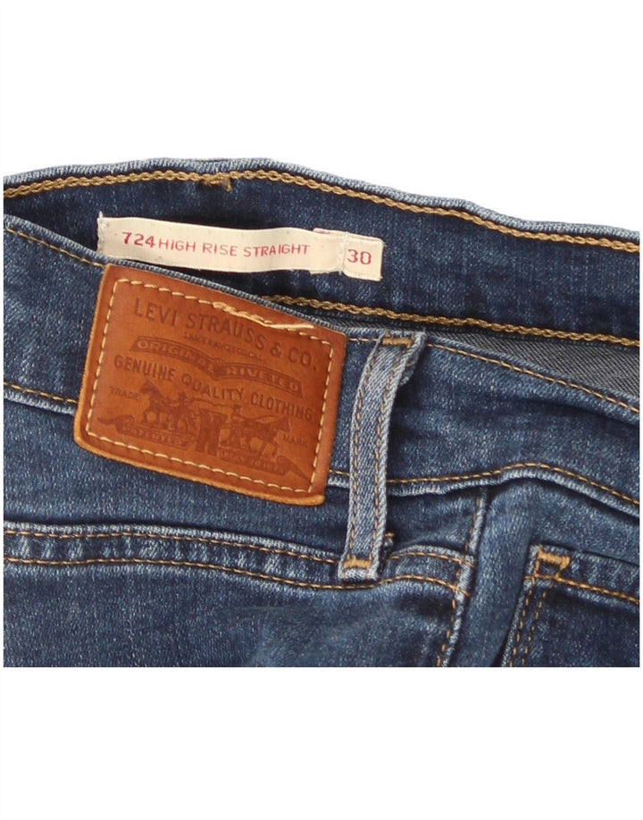 Blugi drepti 724 Levi's pentru femei L30 L30 albastru