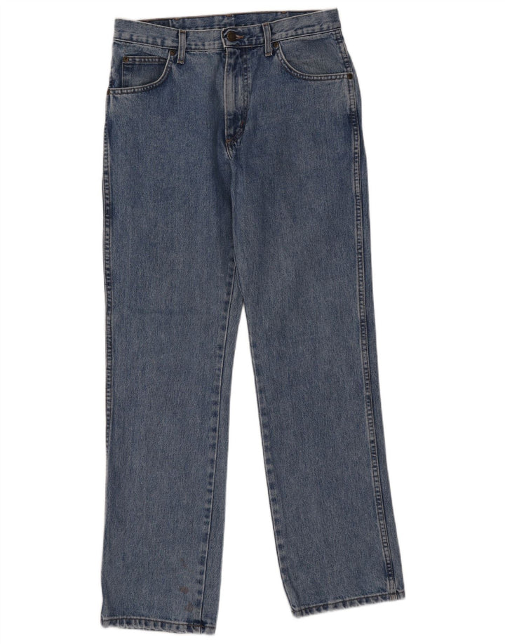 Blugi drepti pentru bărbați Wrangler W32 L32 Bumbac albastru