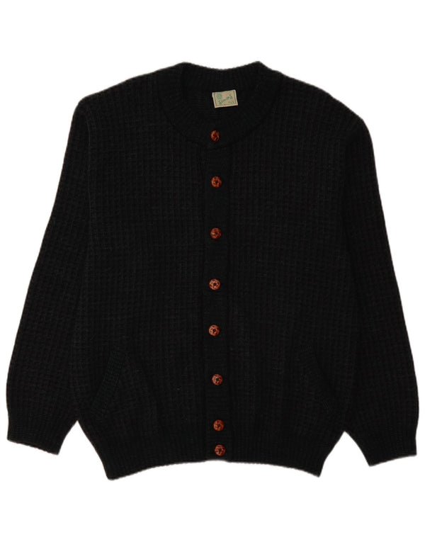 Pulover cardigan pentru bărbați VINTAGE XL gri acrilic