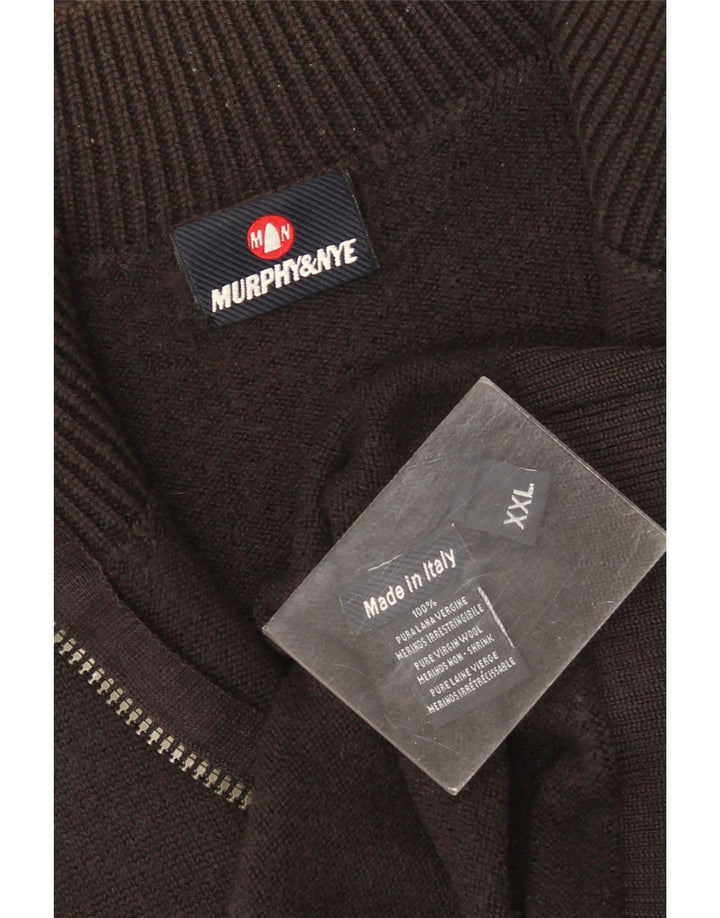 Pulover cardigan pentru femei Murphy & Nye UK 20 2XL Lână virgină gri