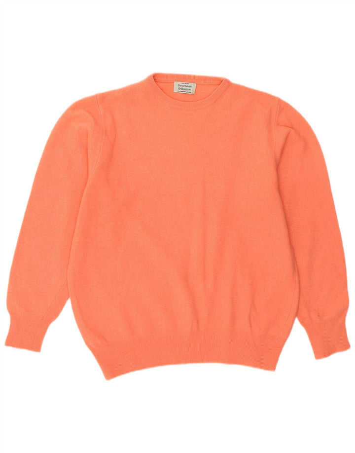 Pulover Benetton pentru femei cu decolteu rotund Roz mediu UK 14