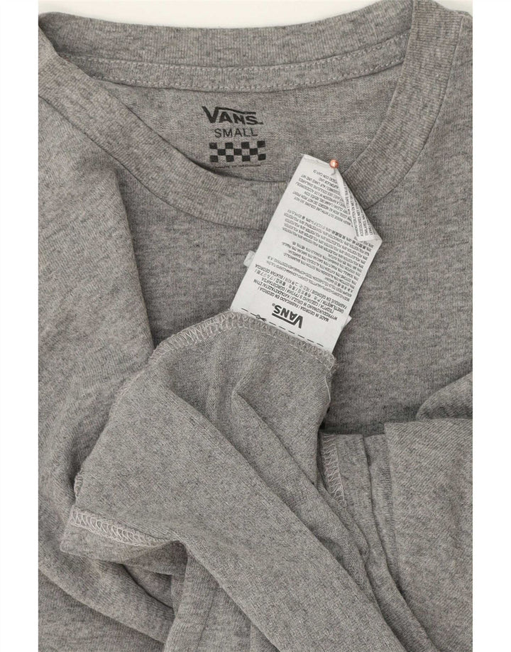 Tricou pentru bărbați Vans Top mic, gri, bumbac cu pete