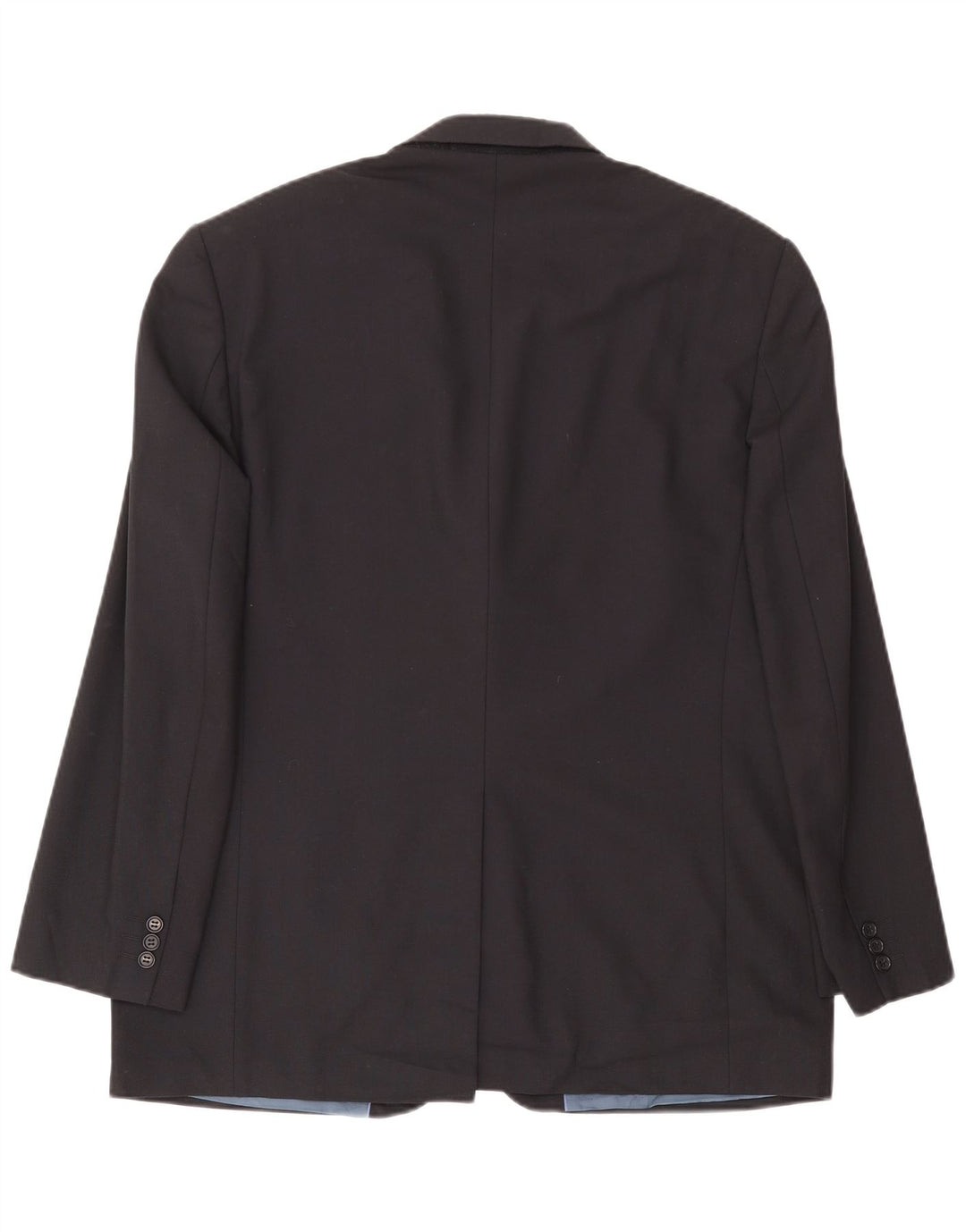 Jachetă pentru bărbați Marks & Spencer pentru bărbați, cu 3 nasturi, UK 44 XL, poliester bleumarin