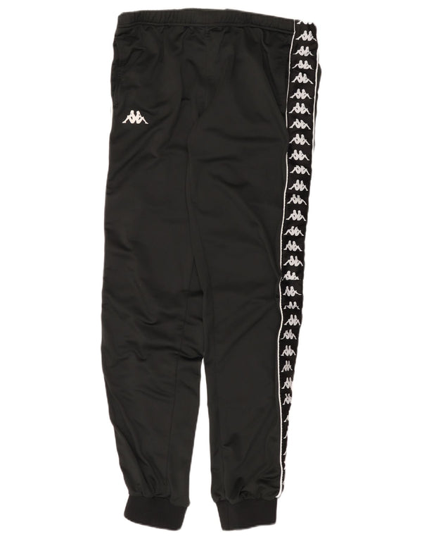 Pantaloni de trening cu grafic pentru femei Kappa Pantaloni de jogging UK 14 Large Black