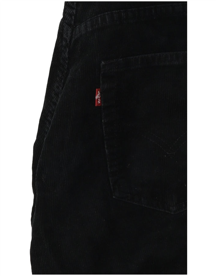 Pantaloni Levi's pentru femei Bootcut din velur L30 L27 Negru