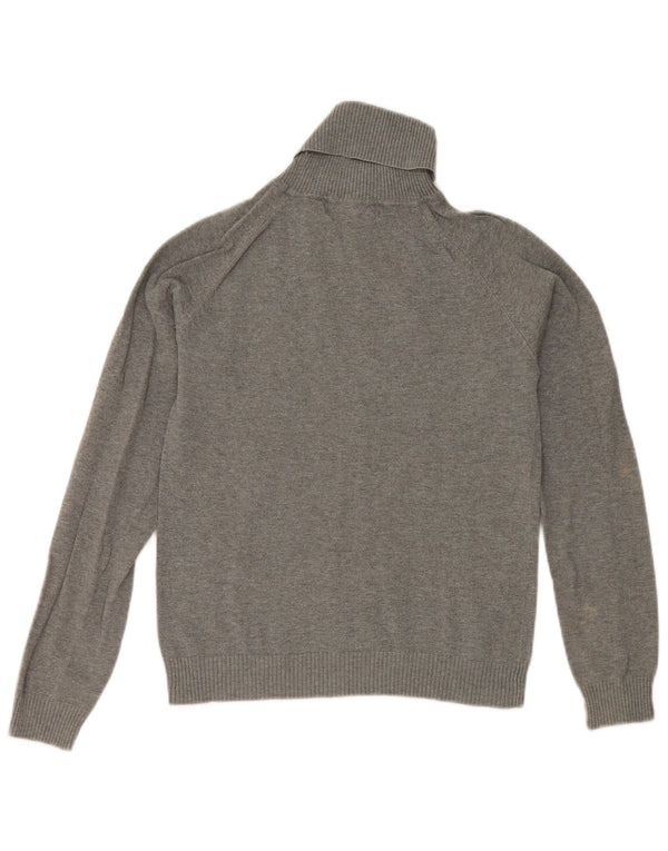 Pulover cu gât rulat Zara pentru femei UK 12 Gri mediu