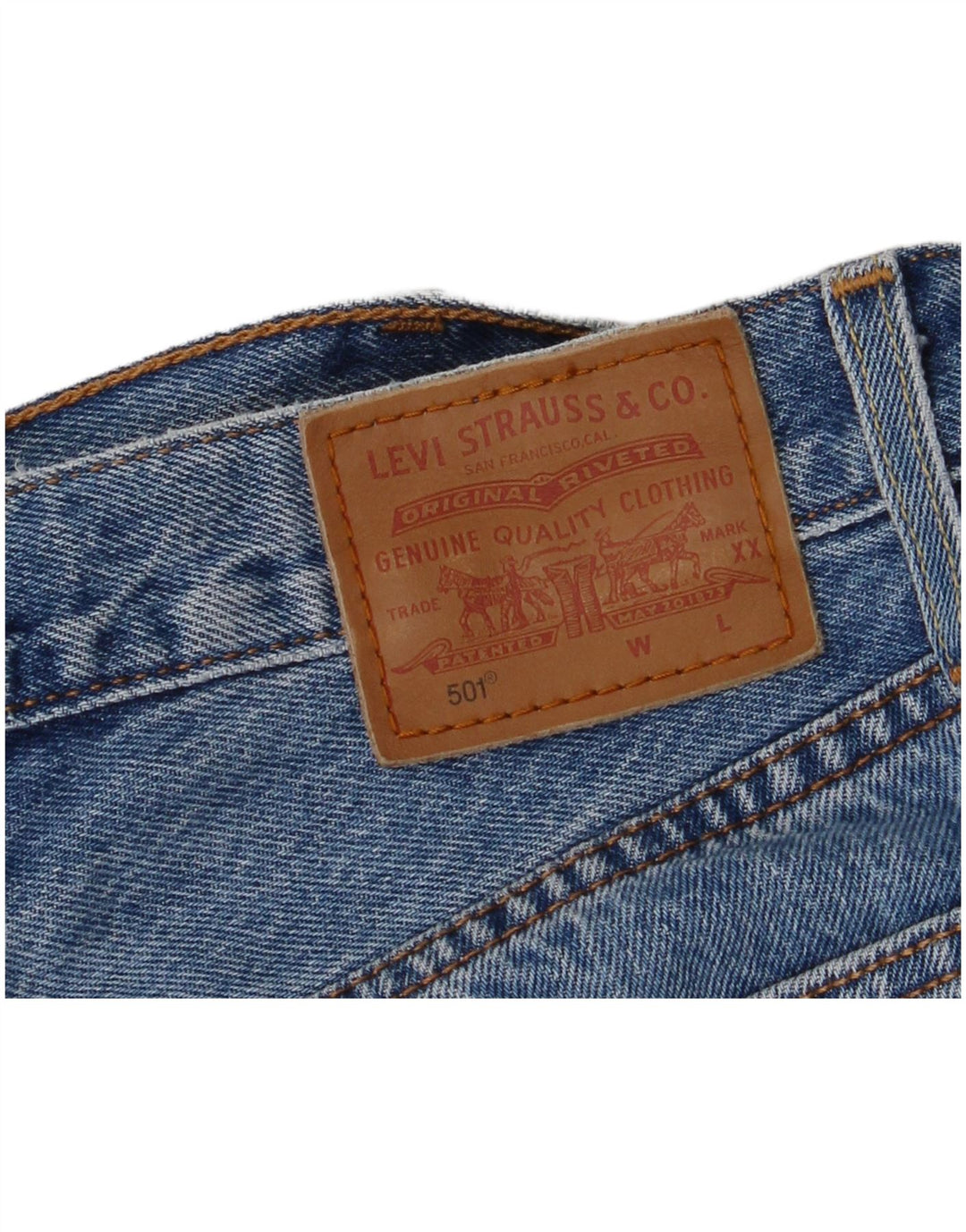 Blugi drepti 501 pentru femei Levi's W26 L29 albastru