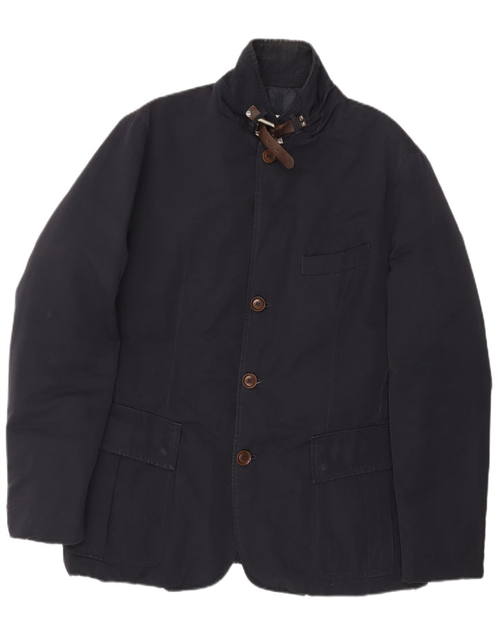 Jachetă căptușită pentru bărbați Moncler Mărimea 4 XL Poliester bleumarin