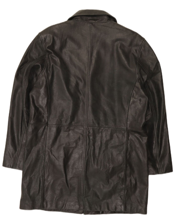 Palton din piele pentru bărbați Buffalo UK 38 Medium Black