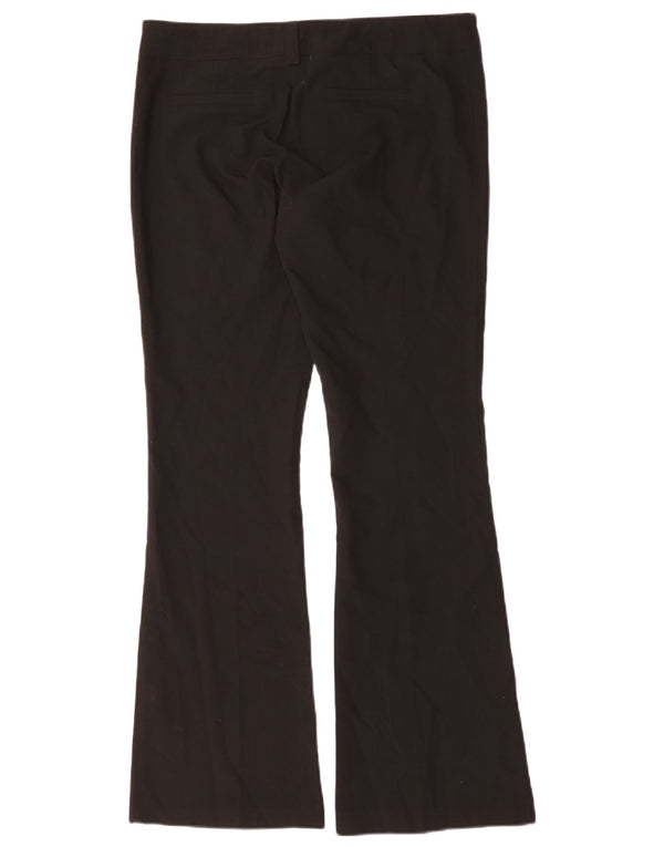 Topshop Pantaloni casual Flare pentru femei UK 12 Medium L34 L32 Poliester negru