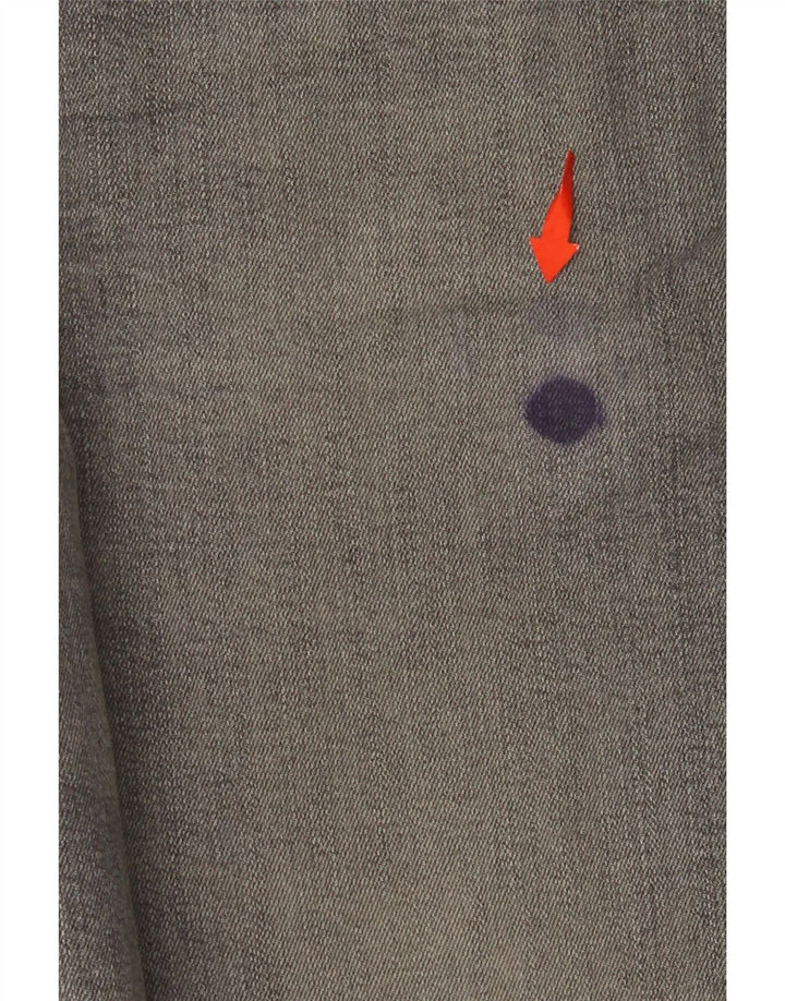 Blugi conici pentru bărbați LEVI'S 502 W36 L30 bumbac gri