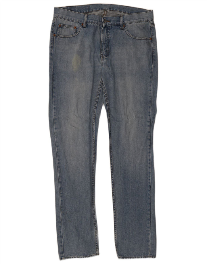 Blugi subțiri pentru bărbați Luni Ieftini L34 L34 Albastru