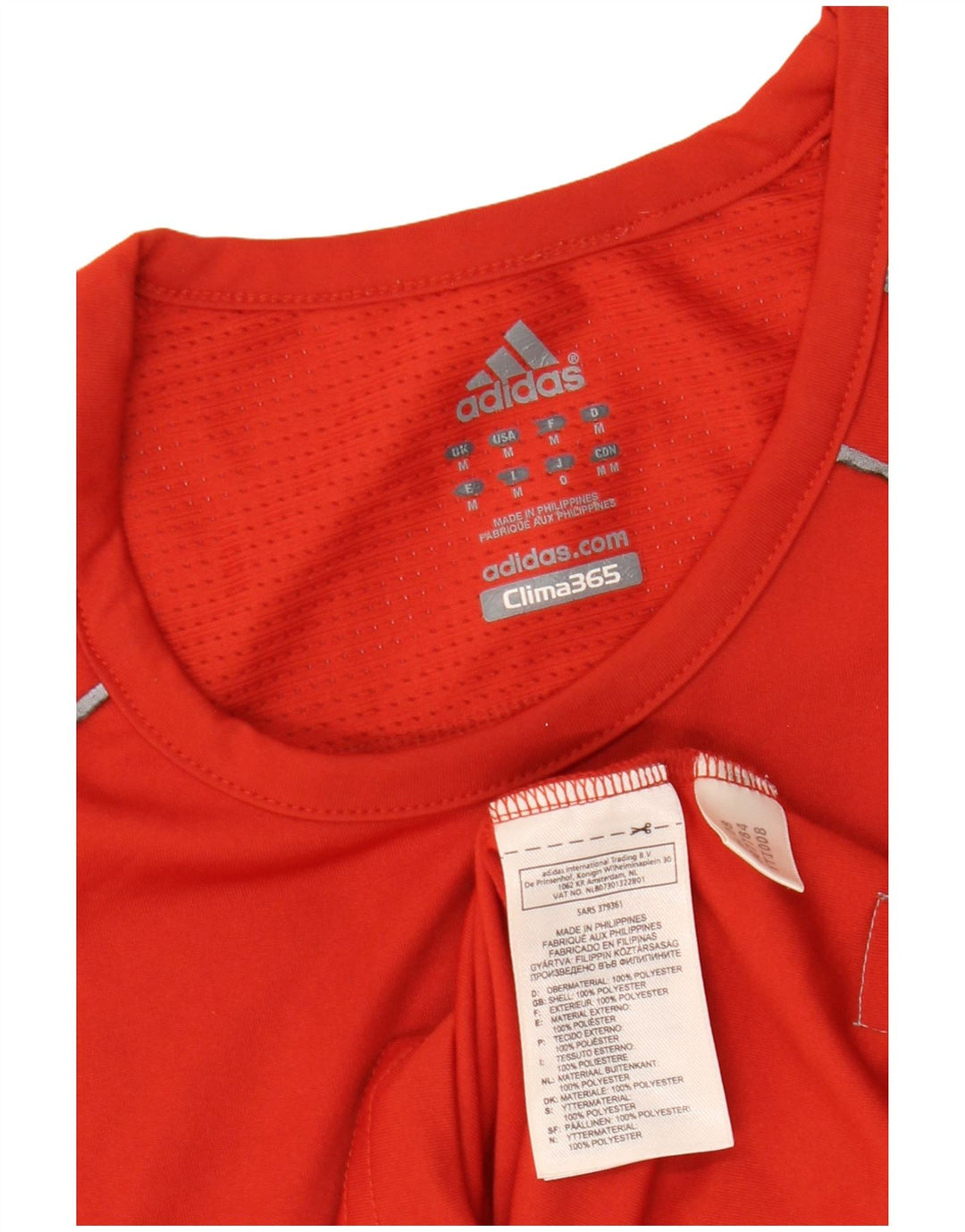 Vest Vest Top pentru bărbați Adidas Medium Red Poliester
