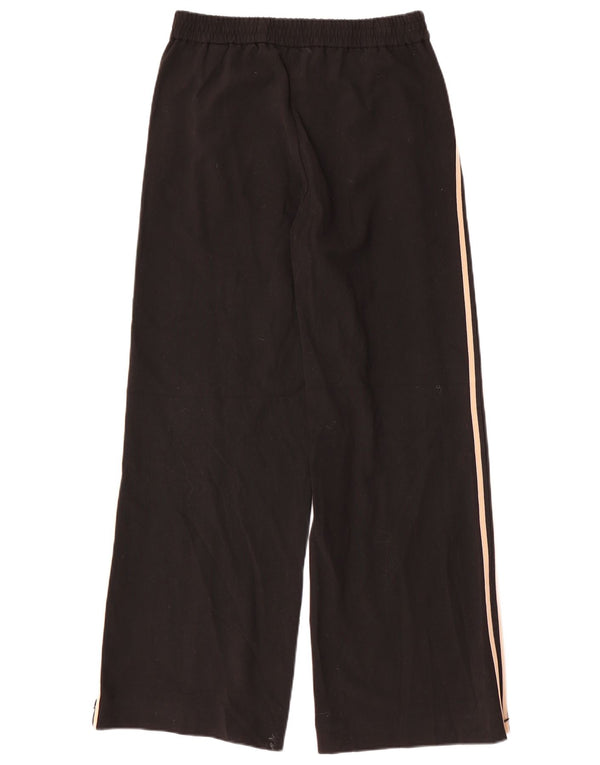 Pantaloni de trening pentru femei Marks & Spencer cu picioare largi UK 12 Medium Black