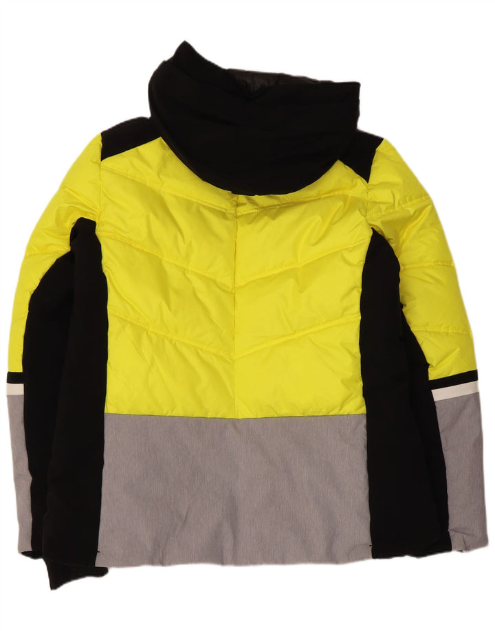 Jachetă căptușită cu glugă pentru bărbați Icepeak UK 38 Medium Yellow Colorblock