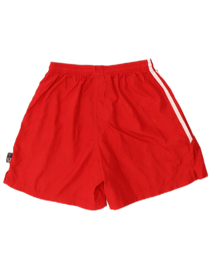 Pantaloni scurți sport adidas Climalite pentru băieți 15-16 ani poliester roșu
