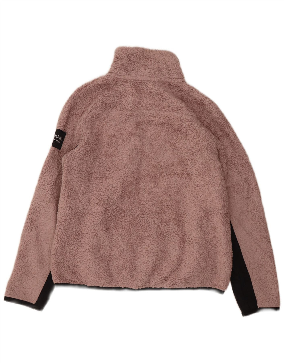 Jachetă fleece pentru femei CALVIN KLEIN UK 16 mare, roz, poliester color bloc