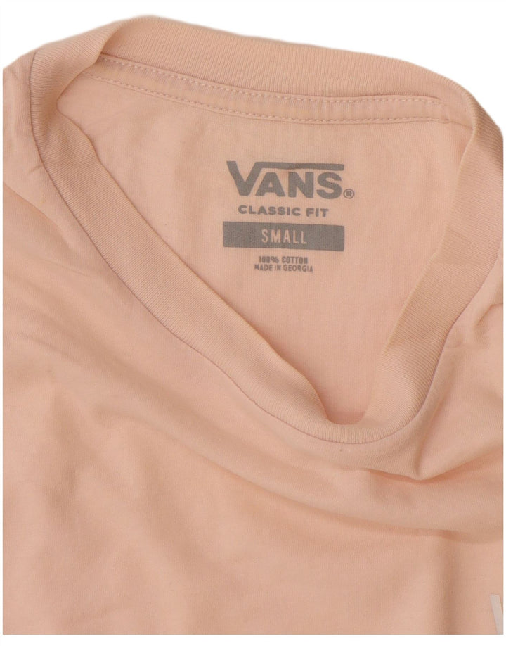 Tricou VANS Classic Fit pentru bărbați Top mic din bumbac roz