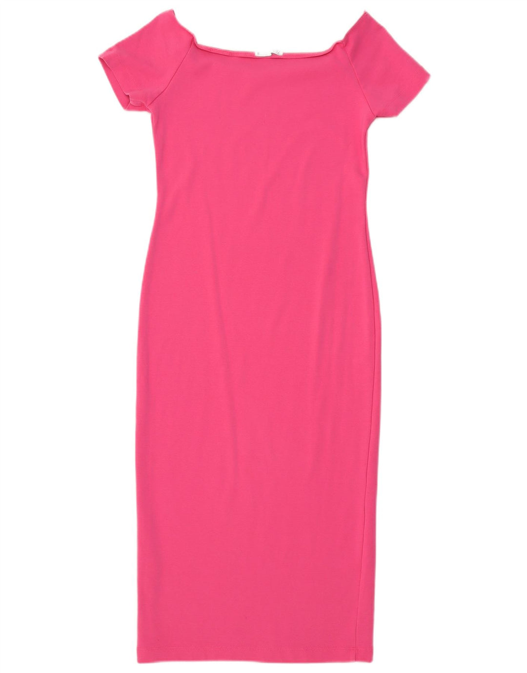 Rochie pentru femei ZARA UK 12, bumbac roz mediu