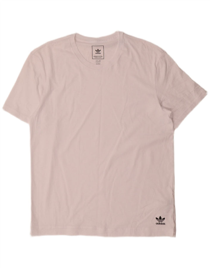 Tricou pentru bărbați Adidas Top XL Bumbac alb