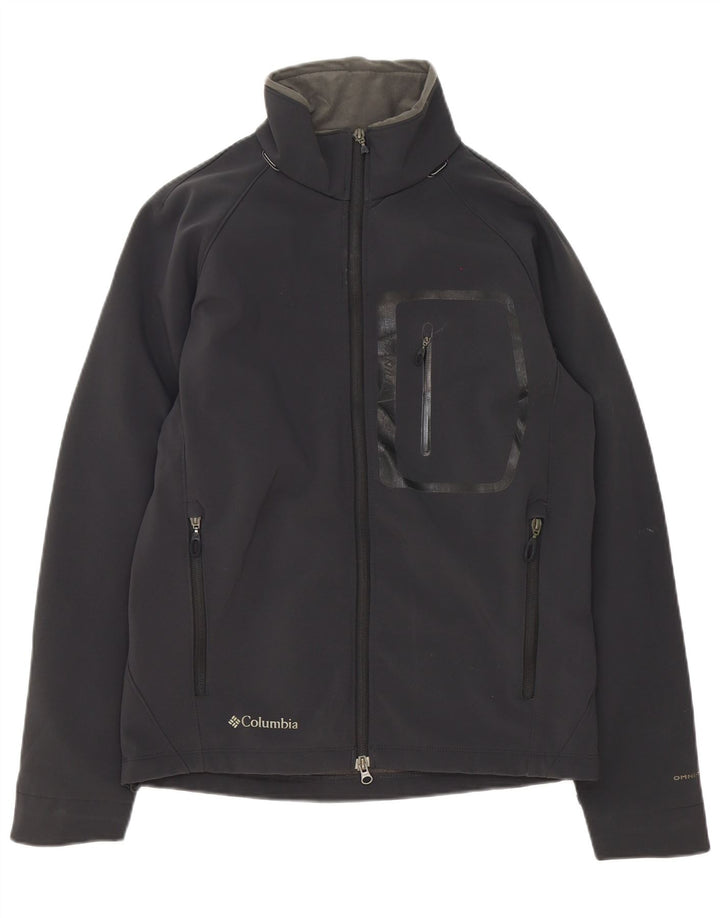 Jachetă Columbia Titanium Windbreaker pentru bărbați UK 38 Poliester mediu negru