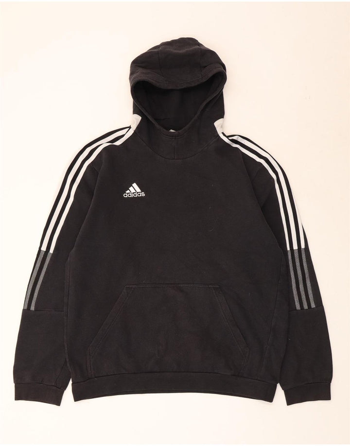 Pulover ADIDAS pentru femei UK 16, mare, negru, bumbac