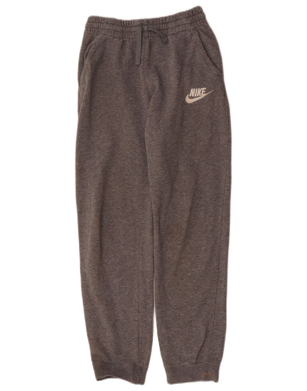 Nike Boys Tracksuit Trousers Joggers 13-14 Years XL Grey Flecked Cotton