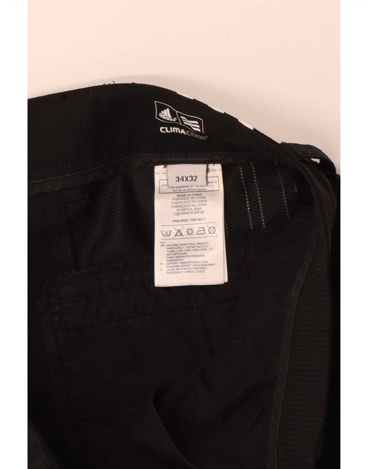 Pantaloni chino drepți Climacool pentru bărbați Adidas W34 L32 Poliester negru