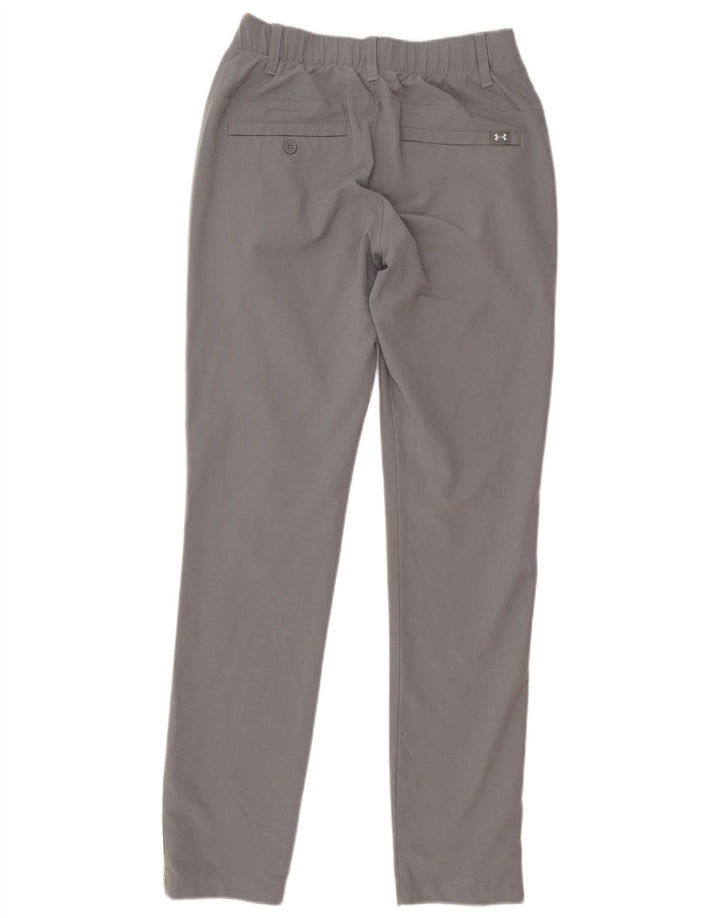 Pantaloni chino slim pentru bărbați Under Armour W30 L32 poliester gri